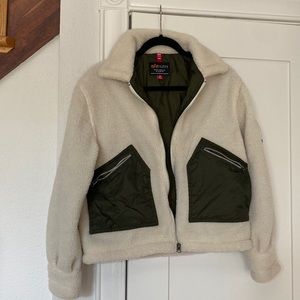 Alpha Industries Shearling Jacket Small